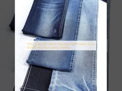 TWILL Style High Stretch Dark Blue Denim Fabric 11.2oz JSD3039 cho quần áo lâu dài
