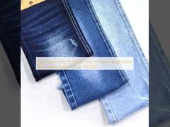 Sợi vải 7x10/70 Dệt co giãn nặng màu xanh denim đậm 12.5 oz JSD3242