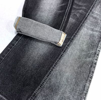 Mua Trọng lượng nặng màu đen Warp Slub vải bông Denim cho phụ nữ hoặc nam quần jean online manufacture