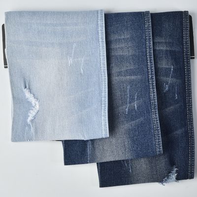 Mua Màu xanh đậm 10,1oz Polyester Cotton Spandex Denim Fabric Chống co lại online manufacture