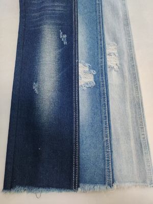 Mua Super-mềm trọng lượng bông polyester denim vải với 10 * 7 Xây dựng JSD3116 11.1oz online manufacture