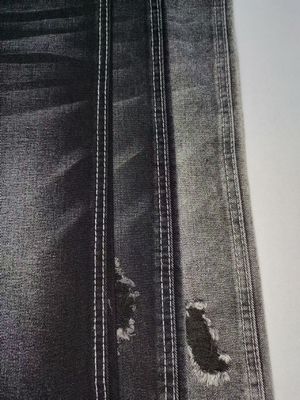 Mua Vải denim đen/đen cotton polyester siêu mềm, trọng lượng nặng 11.3oz dùng cho quần jean online manufacture