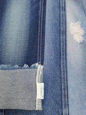 Mua 73% bông DARK INDIGO không kéo dài Denim Fabric TWILL phong cách JSD3135R cho phụ nữ quần jean quần áo bán lẻ denim online manufacture