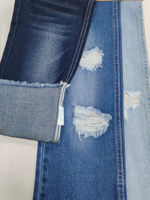 Mua 90% bông trọng lượng nặng DARK INDIGO Denim Fabric Polyester rayon JSD3359 cho quần jean hoặc quần jean online manufacture