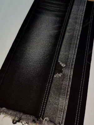 Mua Vải Denim Cotton Polyester siêu mềm ĐEN/ĐEN 14.2oz A606A cho quần áo jeans Bán buôn denim online manufacture