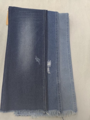 Mua Thiết kế thẳng không kéo dài Cotton Polyester Rayon DARK INDIGO 178-180cm Vải Denim 10*10 JSD3226R online manufacture