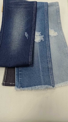 Mua 12.9oz Cotton Polyester Rayon Dark Indigo Denim Fabric JSD3270 online manufacture