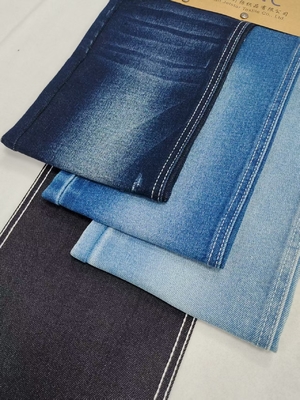 Mua 4 chiều kéo dài 11.6oz trọng lượng nặng 74% bông Denim vải chất lượng cao JSD3035 cho quần áo thông thường quần jean bán buôn online manufacture