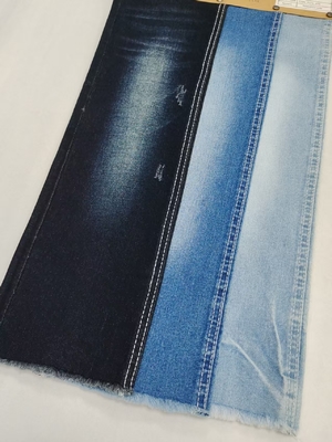 Mua Vải denim kiểu twill co giãn cotton polyester màu Xám Xanh 10S 9.3oz cho Quần jean bé gái online manufacture