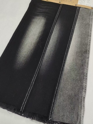 Mua Weak Stretch Dual-Core Siro Yarn Cross Slub  85%Cotton BLACKBLACK 10S Denim Fabric JSD3281A For Jeans Or jacket online manufacture