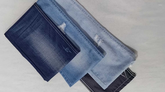 Mua Phong cách Twill Siro trọng lượng nhẹ trọng lượng 6.1oz ĐÁM INDIGO với chiều rộng đầy đủ 180cm Không có vải Denim đàn hồi JSD3305 bán buôn online manufacture