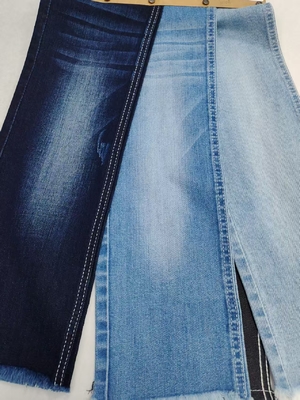Mua 8.8oz Siro Yarn Warp Slub Dark Indigo Denim Fabric 10+10*16/55 Xây dựng cho phụ nữ Jeans online manufacture