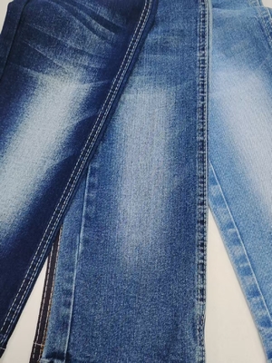 Mua 3/1 Right Twill Dark Indigo High Stretch 8S Denim Fabric 11.5oz Cho người đàn ông Jeans online manufacture