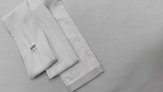 Mua Siro trung bình đàn hồi 9.5oz Màu trắng / Xám với chiều rộng đầy đủ 178-180 cm Xây dựng 8.5 + 10 × 8/55/75 Dệt Denim JSD3410-1 online manufacture