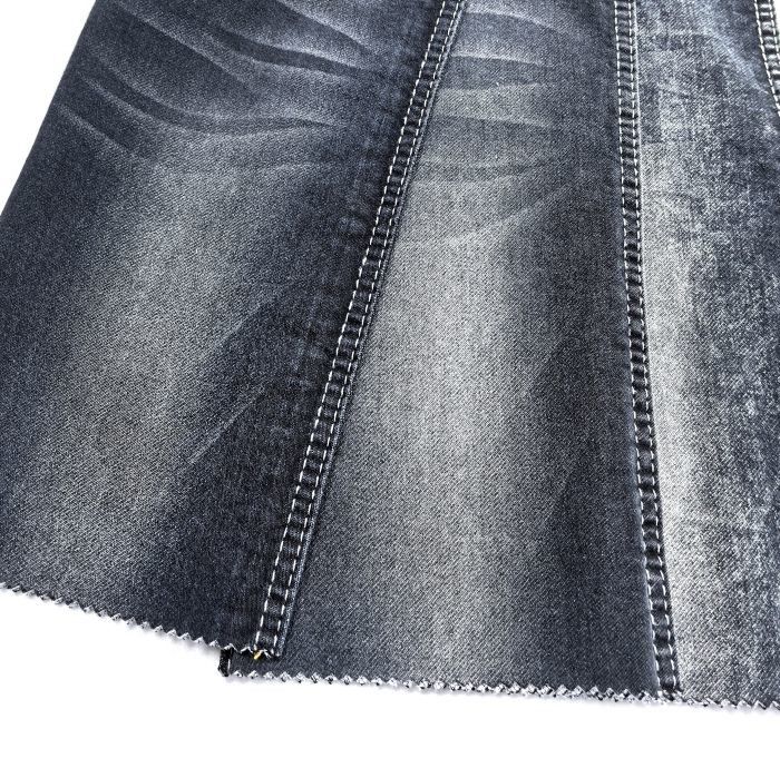 8.2oz giả dệt denim vải màu đen Bangladesh 27S trọng lượng