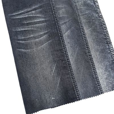 Màu đen Kid hoặc Man giả đan 8oz denim vải chống co lại 150cm