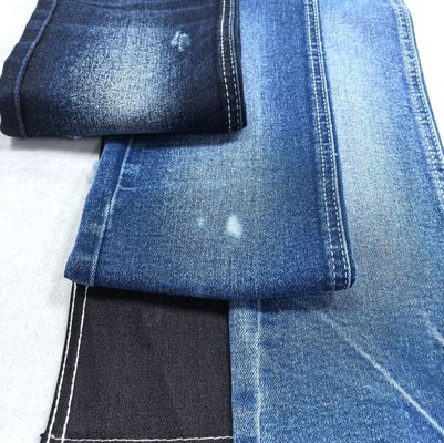 Trong kho Các mặt hàng phong cách kéo dài cao TWILL DARK INDIGO DENIM Fabric JSD3216 cho quần jean nữ