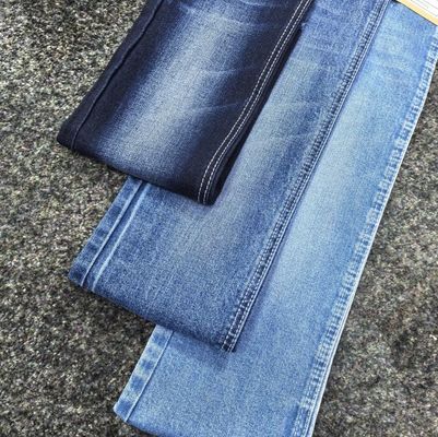 Cao chất lượng màu xanh đậm bông spandex denim vải cho người đàn ông quần jean