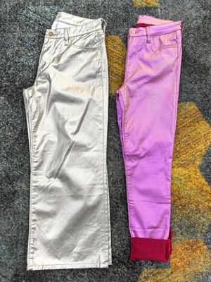 Phong cách màu sắc sáng in vải denim cho nam giới quần jean 7.7OZ 57' 58'