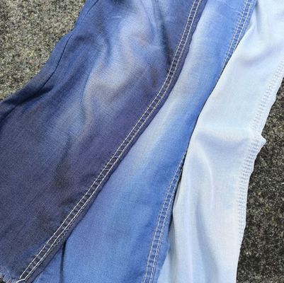 4.8oz trọng lượng nhẹ vải Denim Lycell Spandex Stretch Plain Dark Blue