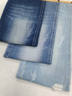 Non Stretch Cotton Polyester Denim Fabric DARK INDIGO JSD3226 cho mùa hè quần jean phong cách quần áo TWILL