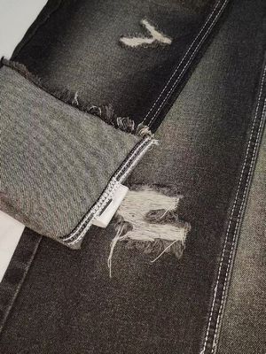 Vải Denim kiểu TWILL 12.2OZ ĐEN/TRẮNG với cấu trúc 7*7 Dùng cho quần Jean nam