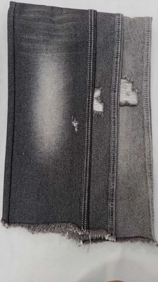 Vải Denim tuyệt vời 11.3oz Right Twill ĐEN/TRẮNG 10x7 180cm Không co giãn JSD3022B cho quần jean thời trang